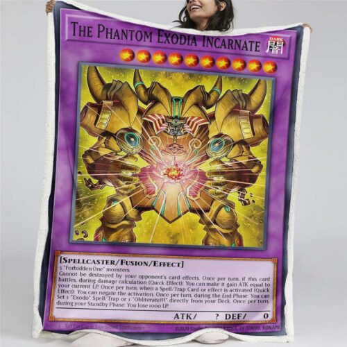 Yu Gi Oh die Inkarnation des Phantoms Exodia Decke - Fleecedecke