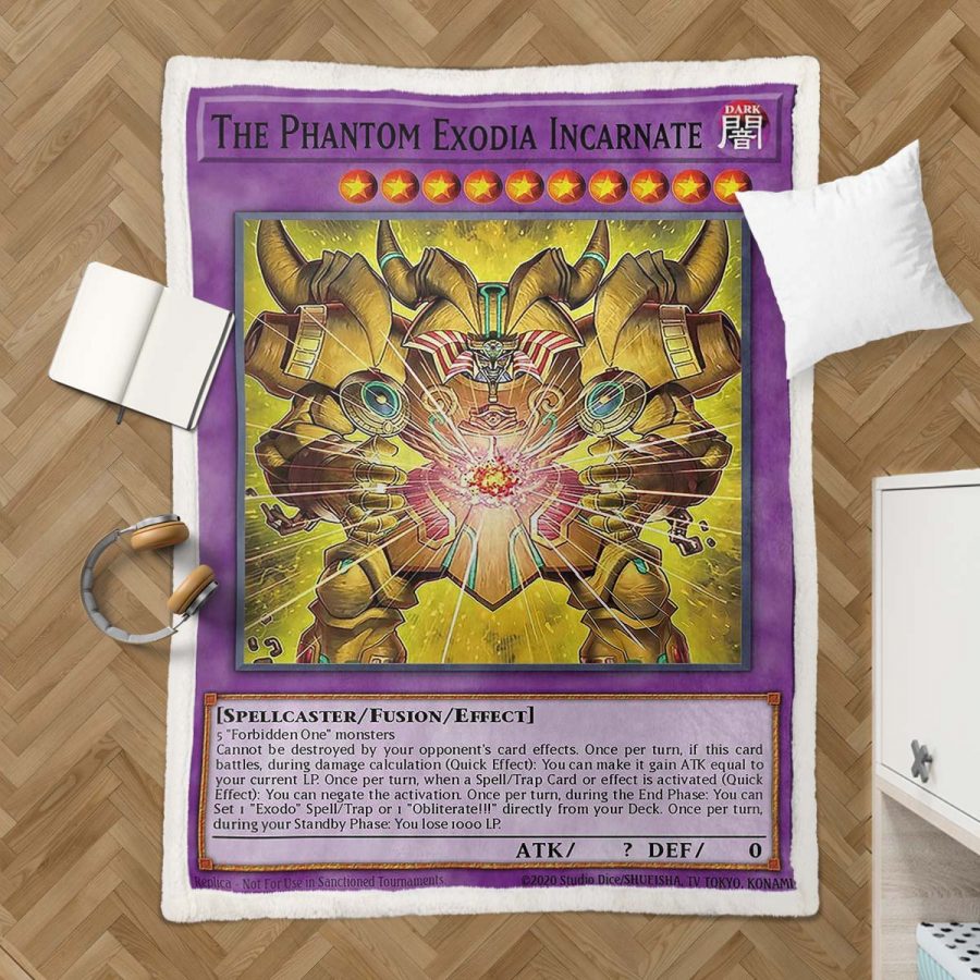 Yu Gi Oh die Inkarnation des Phantoms Exodia Decke - Fleecedecke – Bild 3