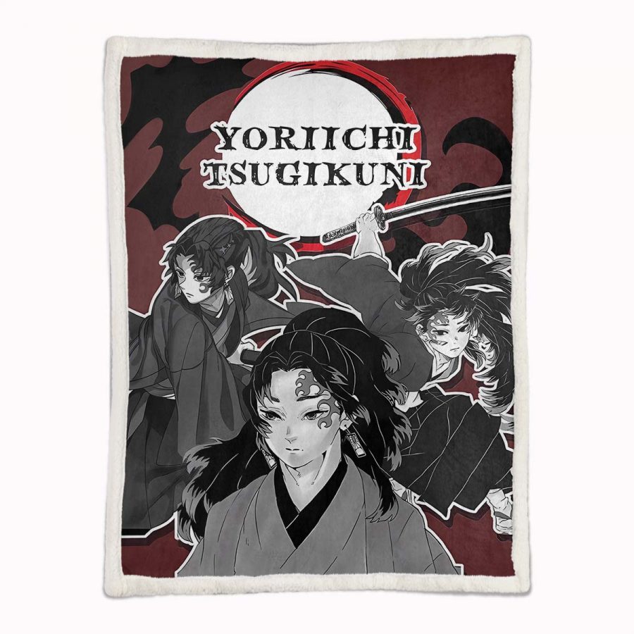 Yoriichi Tsugikuni Demon Slayer Decke - Fleecedecke – Bild 2