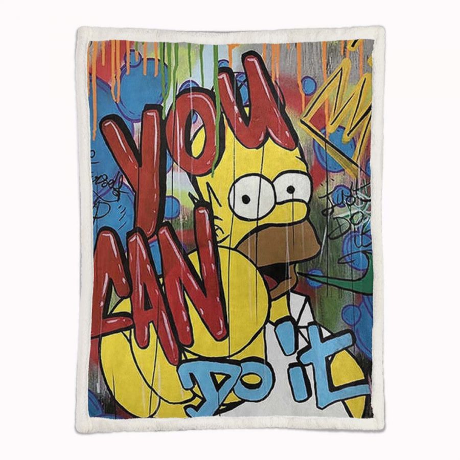 Du kannst es nicht tun, Bart Simpson Decke - Fleecedecke – Bild 2