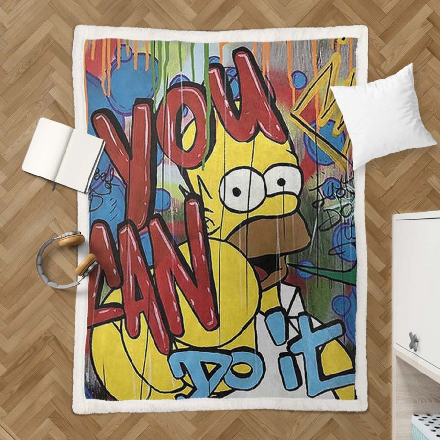 Du kannst es nicht tun, Bart Simpson Decke - Fleecedecke – Bild 3