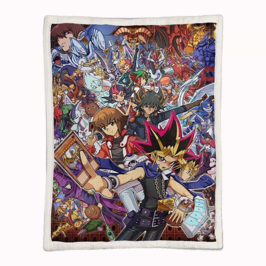 Yu Gi Oh Alle Charaktere 11 Decke - Fleecedecke – Bild 2