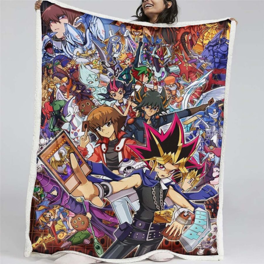 Yu Gi Oh Alle Charaktere 11 Decke - Fleecedecke
