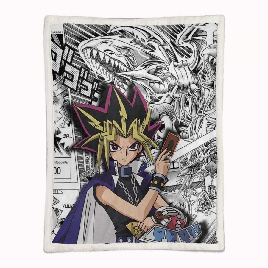 Yu Gi Oh Alle Charaktere 13 Decke - Fleecedecke – Bild 2