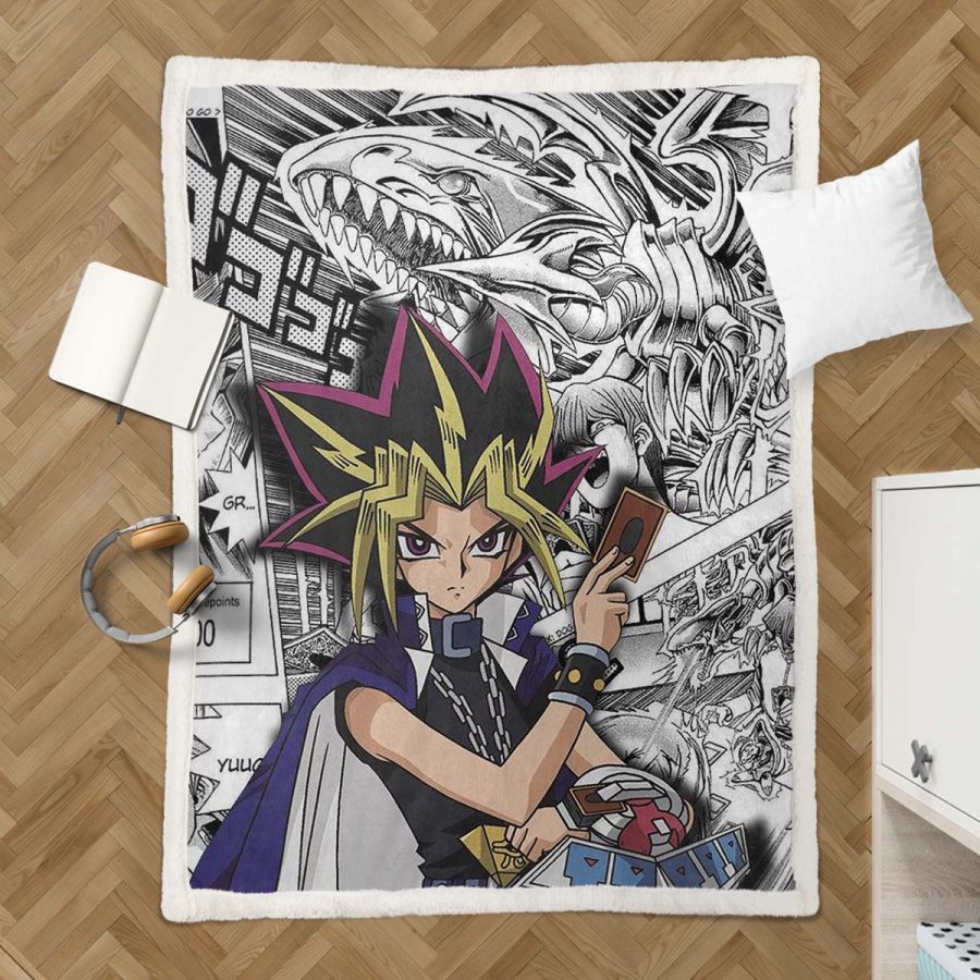 Yu Gi Oh Alle Charaktere 13 Decke - Fleecedecke – Bild 3