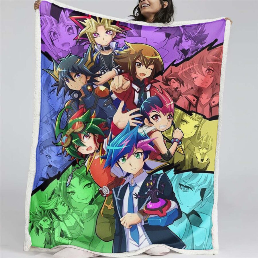 Yu Gi Oh Charaktere 10 Decke - Fleecedecke