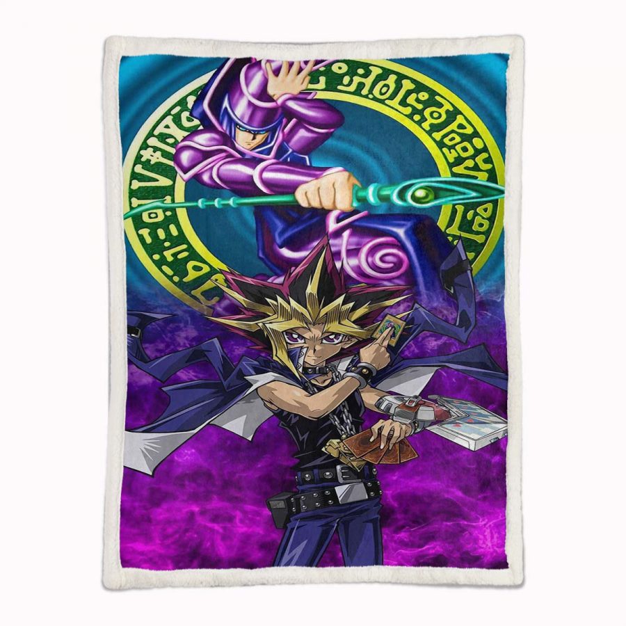 Yu Gi Oh Muto Yo gi Charaktere 03 Decke - Fleecedecke – Bild 2