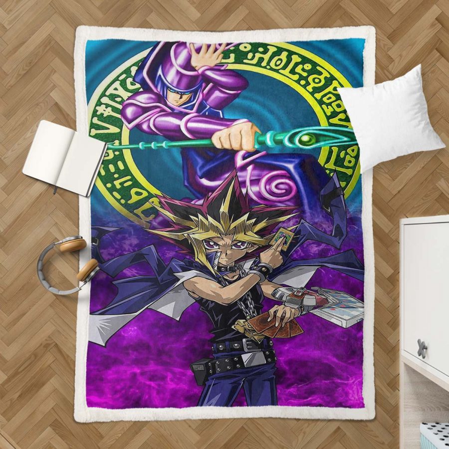 Yu Gi Oh Muto Yo gi Charaktere 03 Decke - Fleecedecke – Bild 3