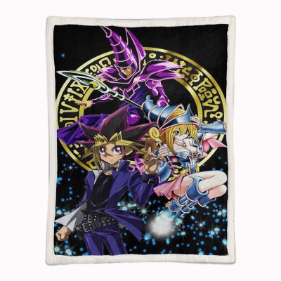 Alternative view of Yu Gi Oh Muto Yo gi Charaktere 07 Decke - Fleecedecke