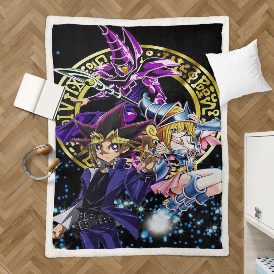 Yu Gi Oh Muto Yo gi Charaktere 07 Decke - Fleecedecke – Bild 3