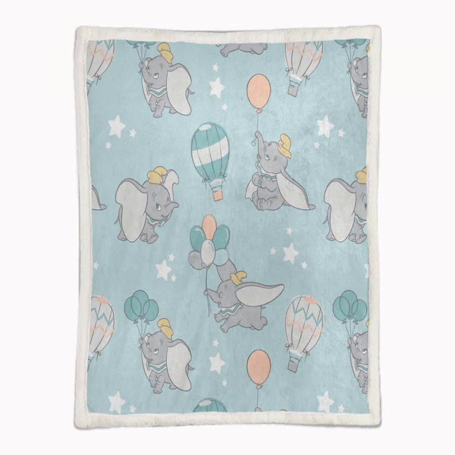 Dumbo süß 25 Decke - Fleecedecke – Bild 2