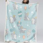 Dumbo süß 25 Decke – Fleecedecke