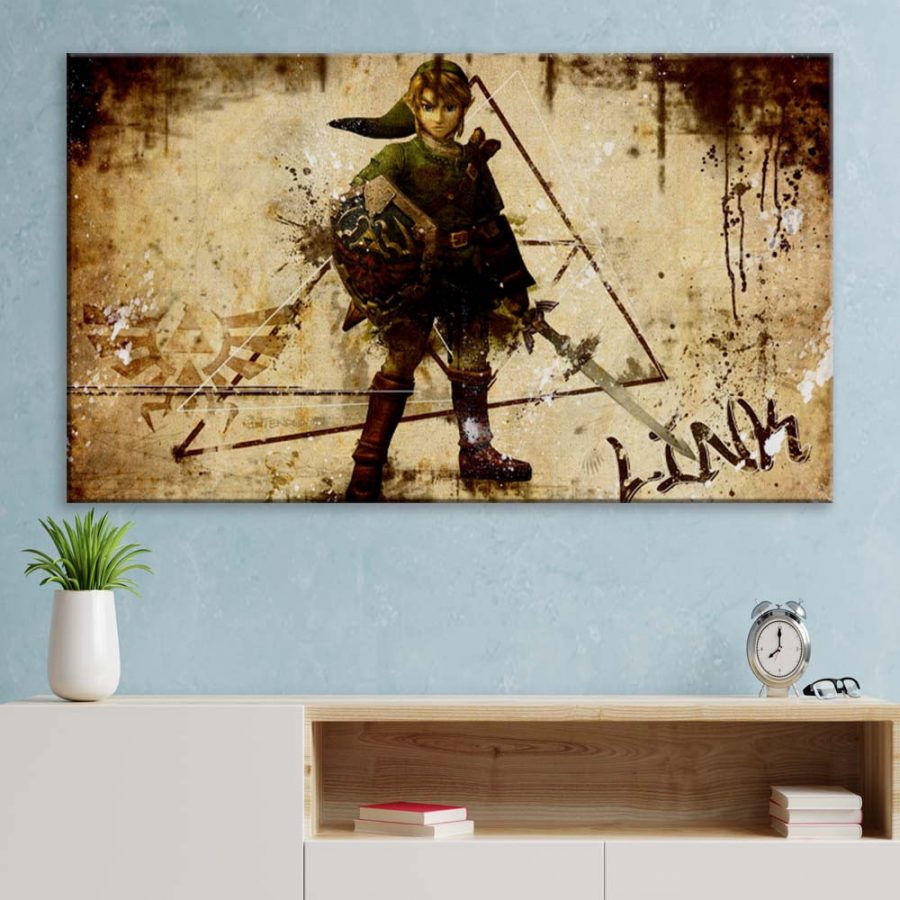 Link The Legend of Zelda 3 Leinwandbilder – Bild 3