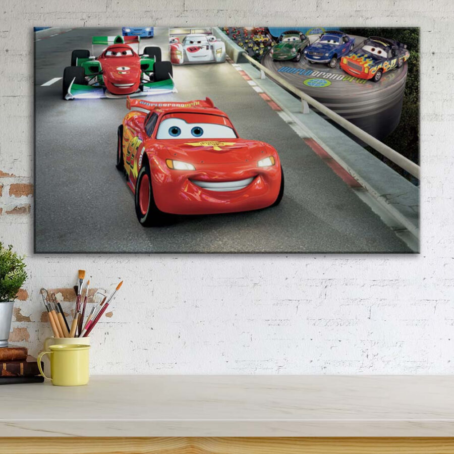 Lightning McQueen Disney Cars 11 Leinwandbilder – Bild 3