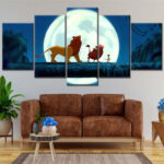 Simba König der Löwen 21 Leinwandbilder