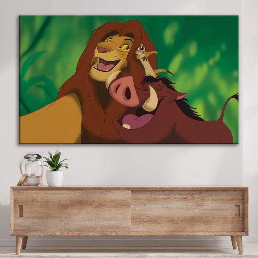 Simba König der Löwen 9 Leinwandbilder – Bild 3