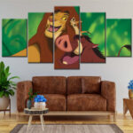 Simba König der Löwen 9 Leinwandbilder