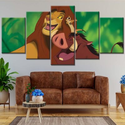 Simba König der Löwen 9 Leinwandbilder