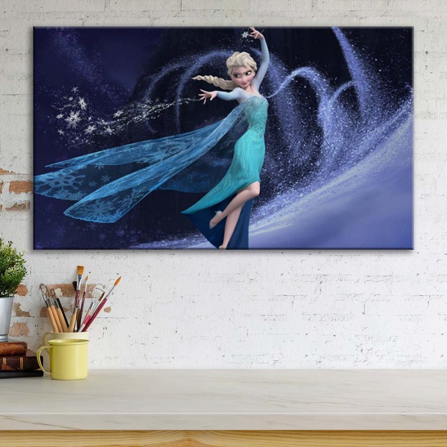 Elsa Frozen Disney 6 Leinwandbilder – Bild 3