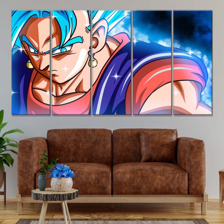 Dragon Ball Z Super Vegeto Blaue Leinwandbilder – Bild 2