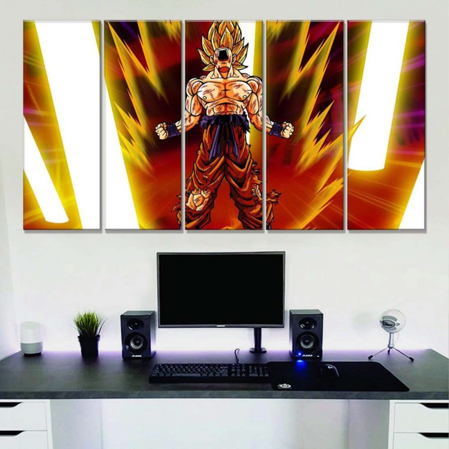 Songoku Super Saiyan Dragon Ball 04 Leinwandbilder – Bild 2