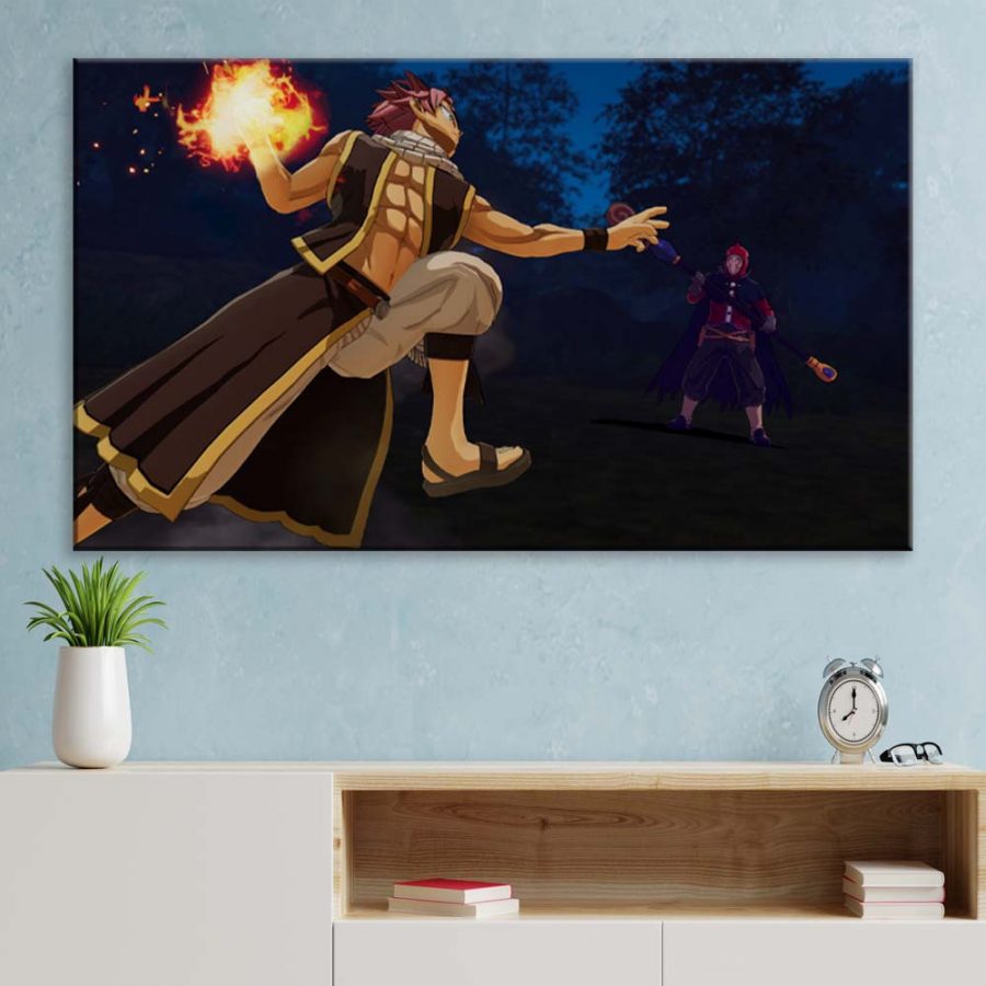 Natsu Dragneel Fairy Tail 5 Leinwandbilder – Bild 3