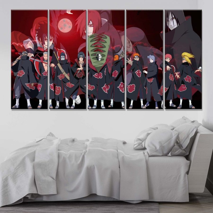 Akatsuki Alle Charaktere 1 Leinwandbilder – Bild 2