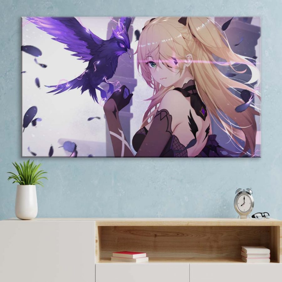 Fischi Genshin Impact Leinwandbilder – Bild 3