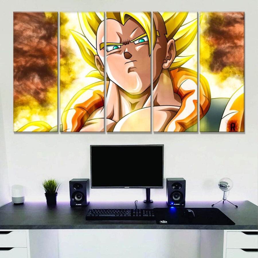 Gogeta Dragon Ball Leinwandbilder – Bild 2