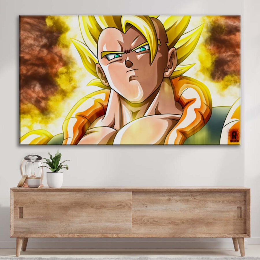 Gogeta Dragon Ball Leinwandbilder – Bild 3