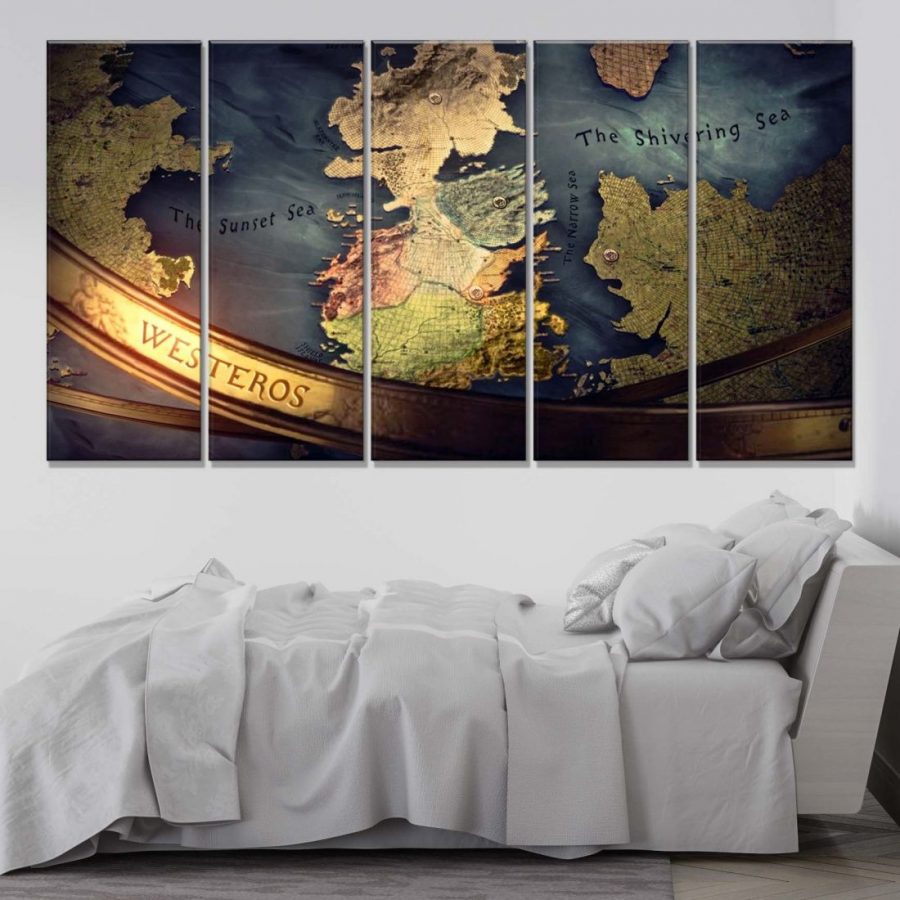 Game of Thrones Westeros Land 11 Leinwandbilder – Bild 2
