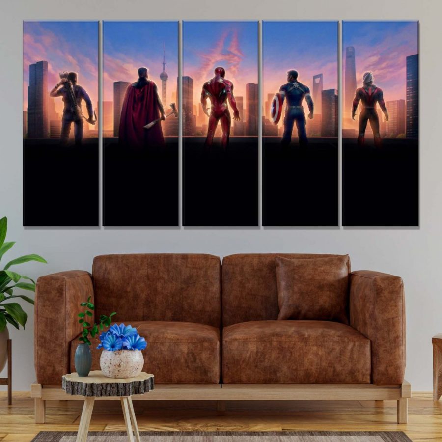 Avengers Marvel 16 Leinwandbilder – Bild 2