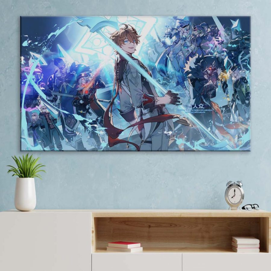 Genshin Impact Charaktere 10 Leinwandbilder – Bild 3