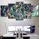 Genshin Impact Alle Charaktere 6 Leinwandbilder