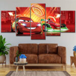 Lightning McQueen Disney Cars 17 Leinwandbilder