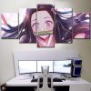 Nezuko Demon Slayer Kimetsu No Yaiba 9 Leinwandbilder