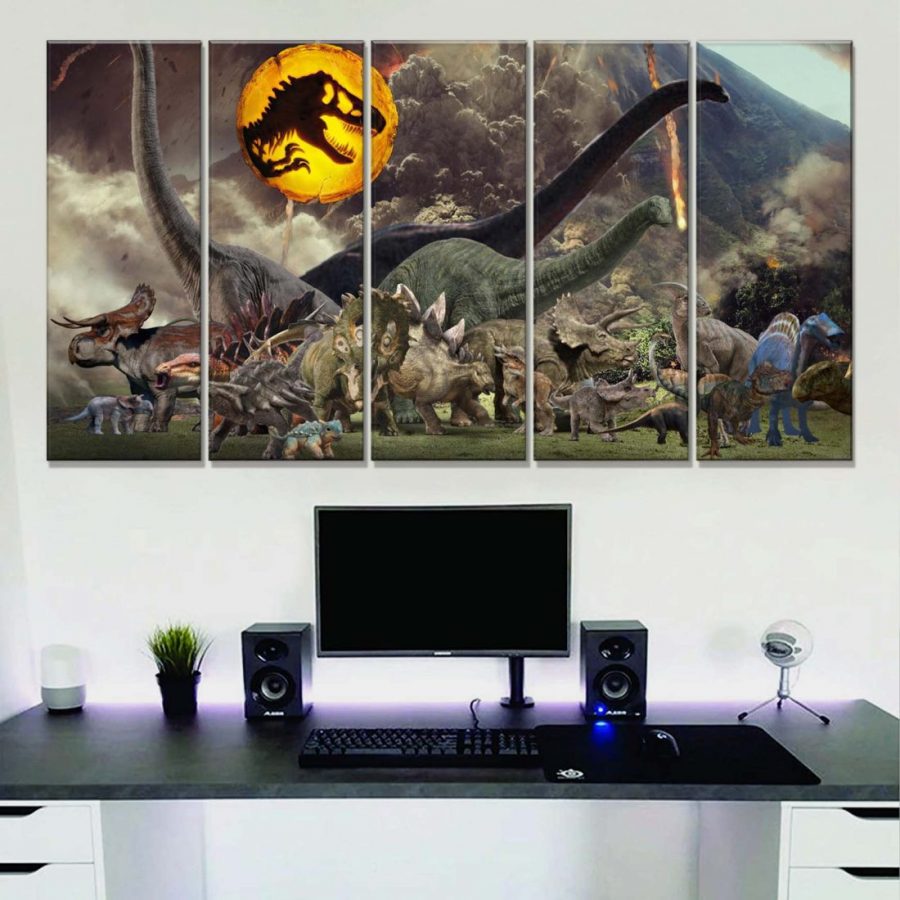 Jurassic Park 5 Leinwandbilder – Bild 2