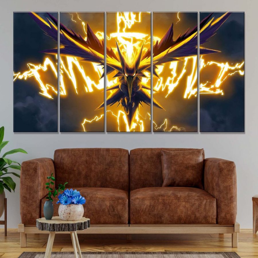 Pokemon Electhor Leinwandbilder – Bild 2