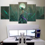 Xiao Genshin Impact 3 Leinwandbilder