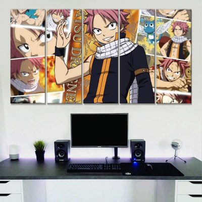 Alternative view of Natsu Dragneel Fairy Tail 11 Leinwandbilder