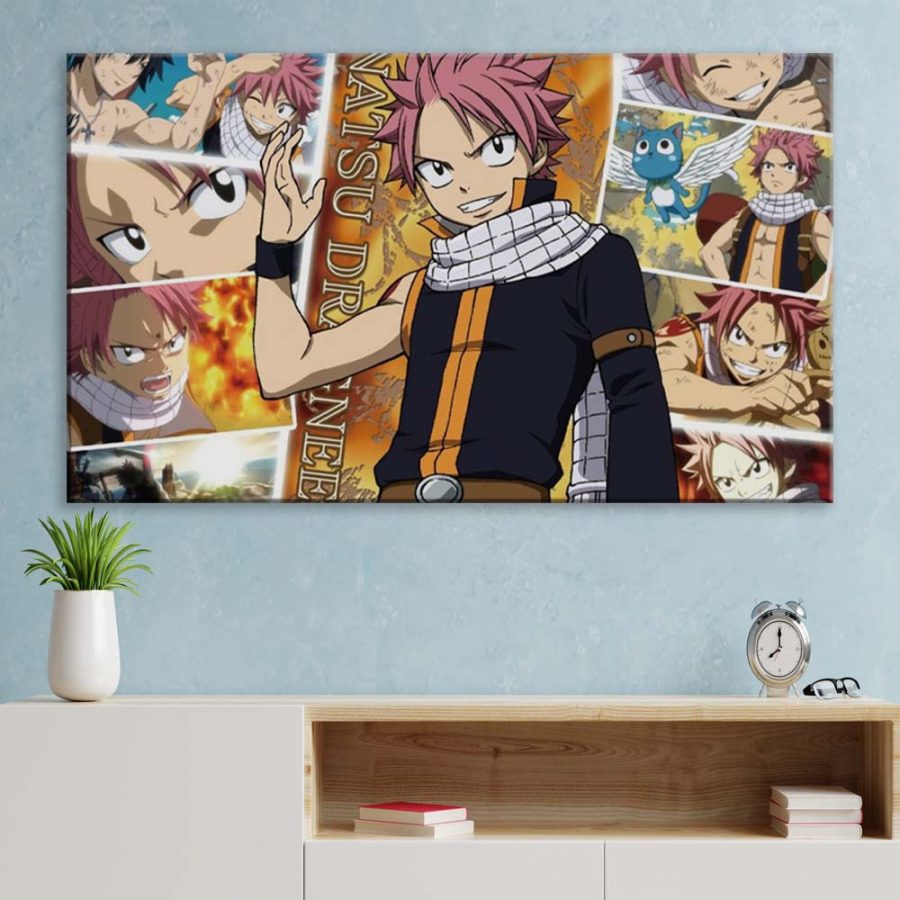 Natsu Dragneel Fairy Tail 11 Leinwandbilder – Bild 3