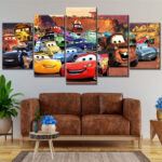 Disney Cars Alle Charaktere 9 Leinwandbilder