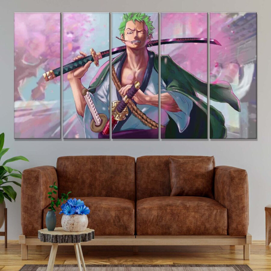 Zoro One Piece Leinwandbilder – Bild 2