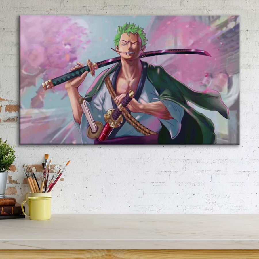 Zoro One Piece Leinwandbilder – Bild 3