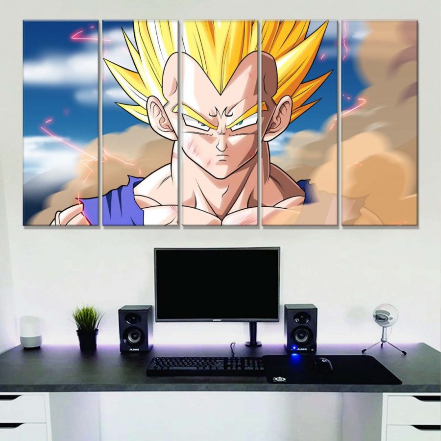 Vegeta Dragon Ball 01 Leinwandbilder – Bild 2