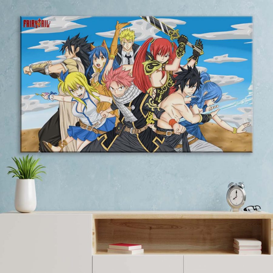 Fairy Tail Alle Charaktere 2 Leinwandbilder – Bild 3