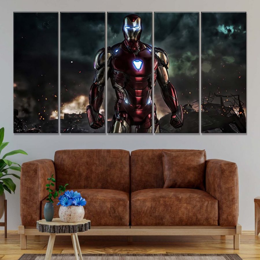 Iron Man Avengers Marvel 6 Leinwandbilder – Bild 2