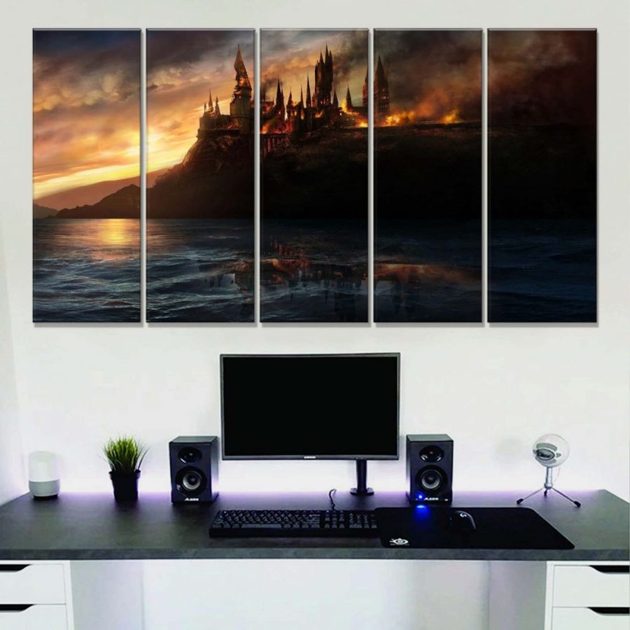 Harry Potter Hogwarts 4 Leinwandbilder – Bild 2
