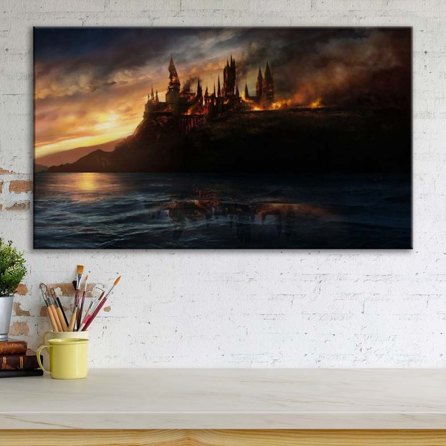 Harry Potter Hogwarts 4 Leinwandbilder – Bild 3