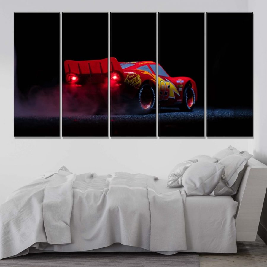 Lightning McQueen Disney Cars 3 Leinwandbilder – Bild 2